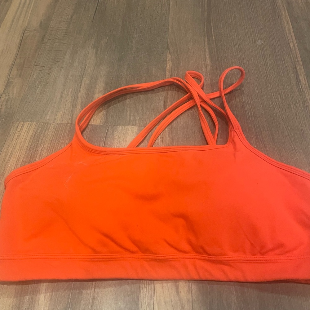 Athleta Vibrant Orange Sports Bra